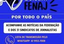 Boletim da Federação Nacional dos Jornalistas – FENAJ – 7 a 11/10/2024