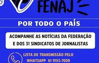 Boletim da Federação Nacional dos Jornalistas – FENAJ – 7 a 11/10/2024